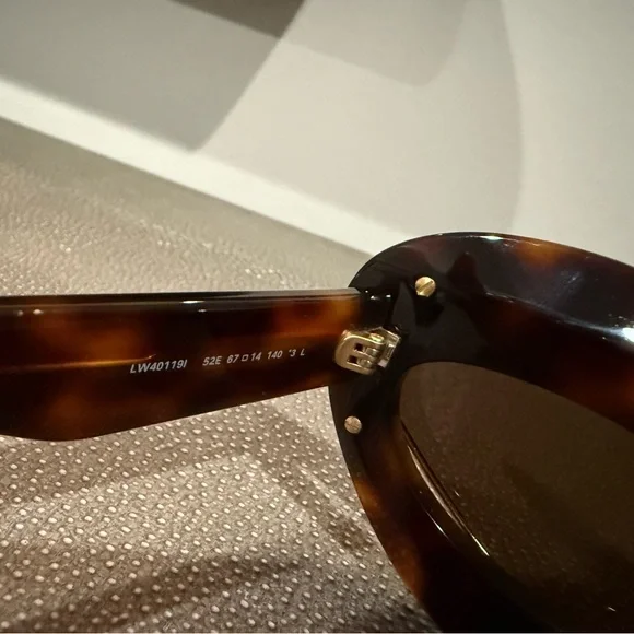 Loewe Double Frame Brown Sunglasses in Excellent Condition - Picture 11 of 11